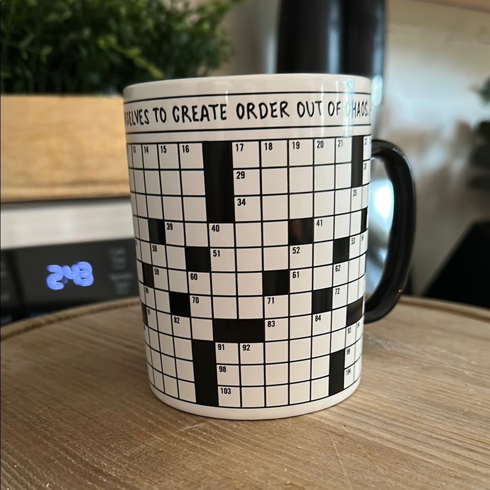 Crossword Puzzle Mug